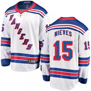 Breakaway Fanatics Branded Youth Boo Nieves White Away Jersey - NHL New York Rangers