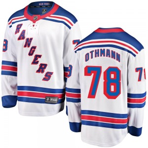 Breakaway Fanatics Branded Youth Brennan Othmann White Away Jersey - NHL New York Rangers
