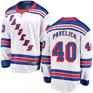 Breakaway Fanatics Branded Youth Mark Pavelich White Away Jersey - NHL New York Rangers