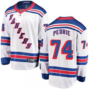 Breakaway Fanatics Branded Youth Vince Pedrie White Away Jersey - NHL New York Rangers