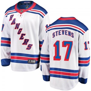 Breakaway Fanatics Branded Youth Kevin Stevens White Away Jersey - NHL New York Rangers