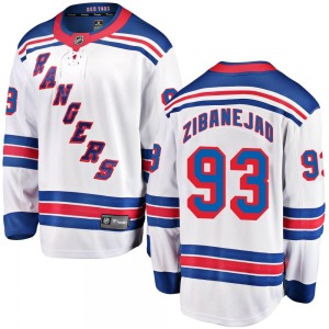 Breakaway Fanatics Branded Youth Mika Zibanejad White Away Jersey - NHL New York Rangers