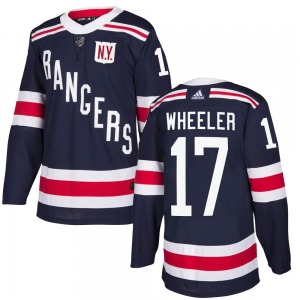 Authentic Adidas Youth Blake Wheeler Navy Blue 2018 Winter Classic Home Jersey - NHL New York Rangers