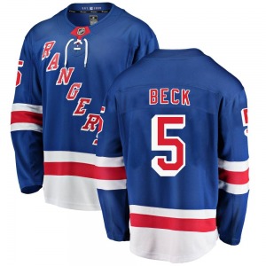 Breakaway Fanatics Branded Youth Barry Beck Blue Home Jersey - NHL New York Rangers
