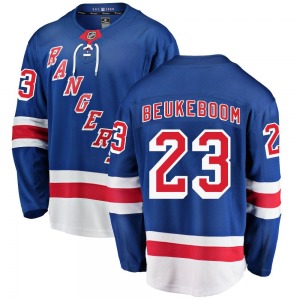 Breakaway Fanatics Branded Youth Jeff Beukeboom Blue Home Jersey - NHL New York Rangers