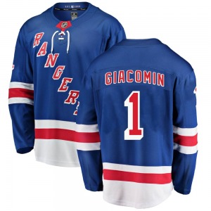 Breakaway Fanatics Branded Youth Eddie Giacomin Blue Home Jersey - NHL New York Rangers