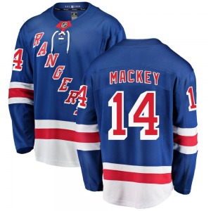 Breakaway Fanatics Branded Youth Connor Mackey Blue Home Jersey - NHL New York Rangers