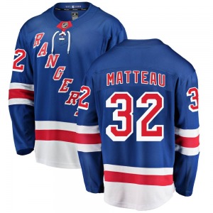 Breakaway Fanatics Branded Youth Stephane Matteau Blue Home Jersey - NHL New York Rangers