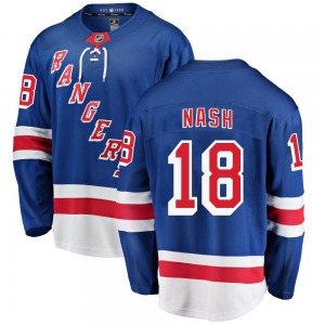 Breakaway Fanatics Branded Youth Riley Nash Blue Home Jersey - NHL New York Rangers