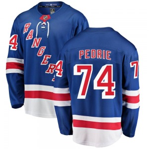 Breakaway Fanatics Branded Youth Vince Pedrie Blue Home Jersey - NHL New York Rangers