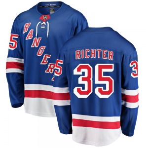 Breakaway Fanatics Branded Youth Mike Richter Blue Home Jersey - NHL New York Rangers