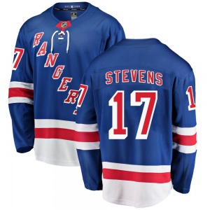 Breakaway Fanatics Branded Youth Kevin Stevens Blue Home Jersey - NHL New York Rangers