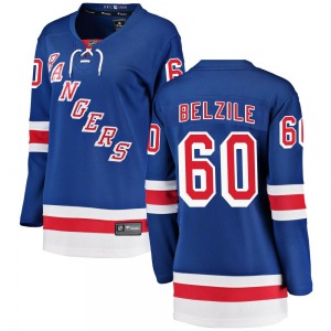 Breakaway Fanatics Branded Women's Alex Belzile Blue Home Jersey - NHL New York Rangers