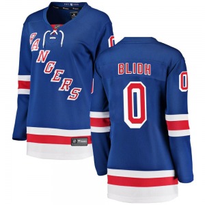 Breakaway Fanatics Branded Women's Anton Blidh Blue Home Jersey - NHL New York Rangers