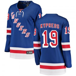 Breakaway Fanatics Branded Women's Nick Kypreos Blue Home Jersey - NHL New York Rangers