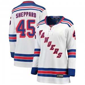 Breakaway Fanatics Branded Women's James Sheppard White Away Jersey - NHL New York Rangers