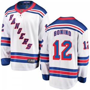 Breakaway Fanatics Branded Adult Nick Bonino White Away Jersey - NHL New York Rangers