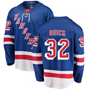Breakaway Fanatics Branded Adult Jonathan Quick Blue Home Jersey - NHL New York Rangers
