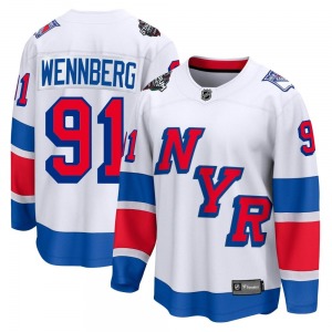 Breakaway Fanatics Branded Adult Alex Wennberg White 2024 Stadium Series Jersey - NHL New York Rangers