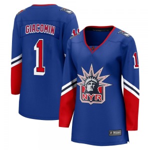 Breakaway Fanatics Branded Women's Eddie Giacomin Royal Special Edition 2.0 Jersey - NHL New York Rangers