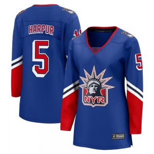 Breakaway Fanatics Branded Women's Ben Harpur Royal Special Edition 2.0 Jersey - NHL New York Rangers