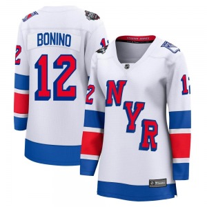 Breakaway Fanatics Branded Women's Nick Bonino White 2024 Stadium Series Jersey - NHL New York Rangers