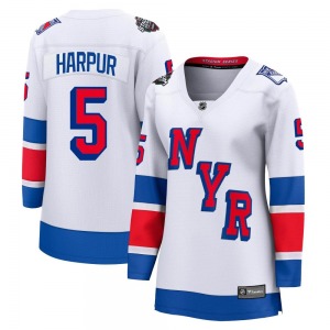 Breakaway Fanatics Branded Women's Ben Harpur White 2024 Stadium Series Jersey - NHL New York Rangers