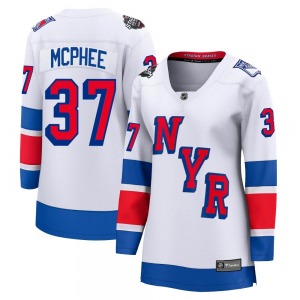 Breakaway Fanatics Branded Women's George Mcphee White 2024 Stadium Series Jersey - NHL New York Rangers