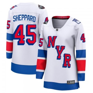Breakaway Fanatics Branded Women's James Sheppard White 2024 Stadium Series Jersey - NHL New York Rangers