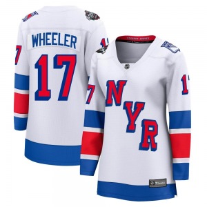 Breakaway Fanatics Branded Women's Blake Wheeler White 2024 Stadium Series Jersey - NHL New York Rangers